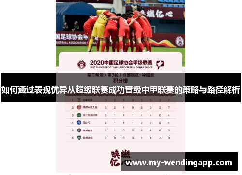 如何通过表现优异从超级联赛成功晋级中甲联赛的策略与路径解析